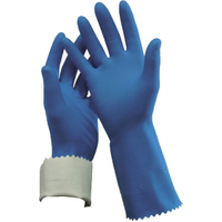 Oates Gloves Flock Lined Blue  PR