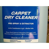 Carpet Dry Cleaning Prespray 20Lt