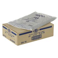 Bin Liner 72-77 Lt Black Carton 250 (5 x 50)