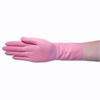 Gloves Flock Lined Pink PR