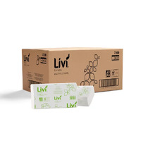 Livi Slimline Hand Towel - 200 sheets 20 Pk 22.5 x 23cm