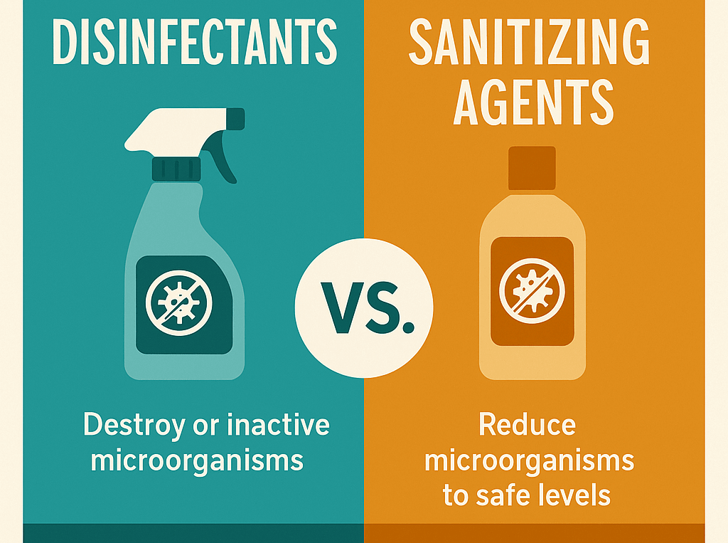 Choosing the Right Disinfectant or Sanitising Agent for Commercial Use