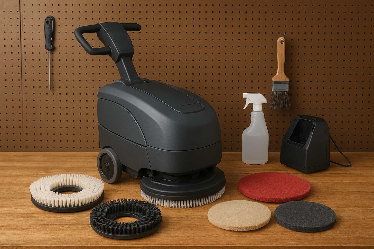 How to Clean and Maintain Floor Scrubber Brushes, Pads, and Squeegees for Optimal Performance