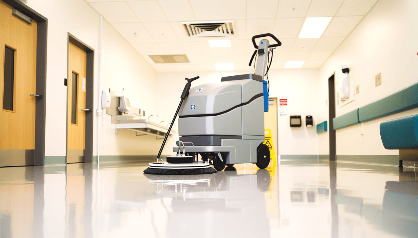 Scrubber Dryers for Healthcare Facilities: Ensuring Clean, Germ-Free Floors