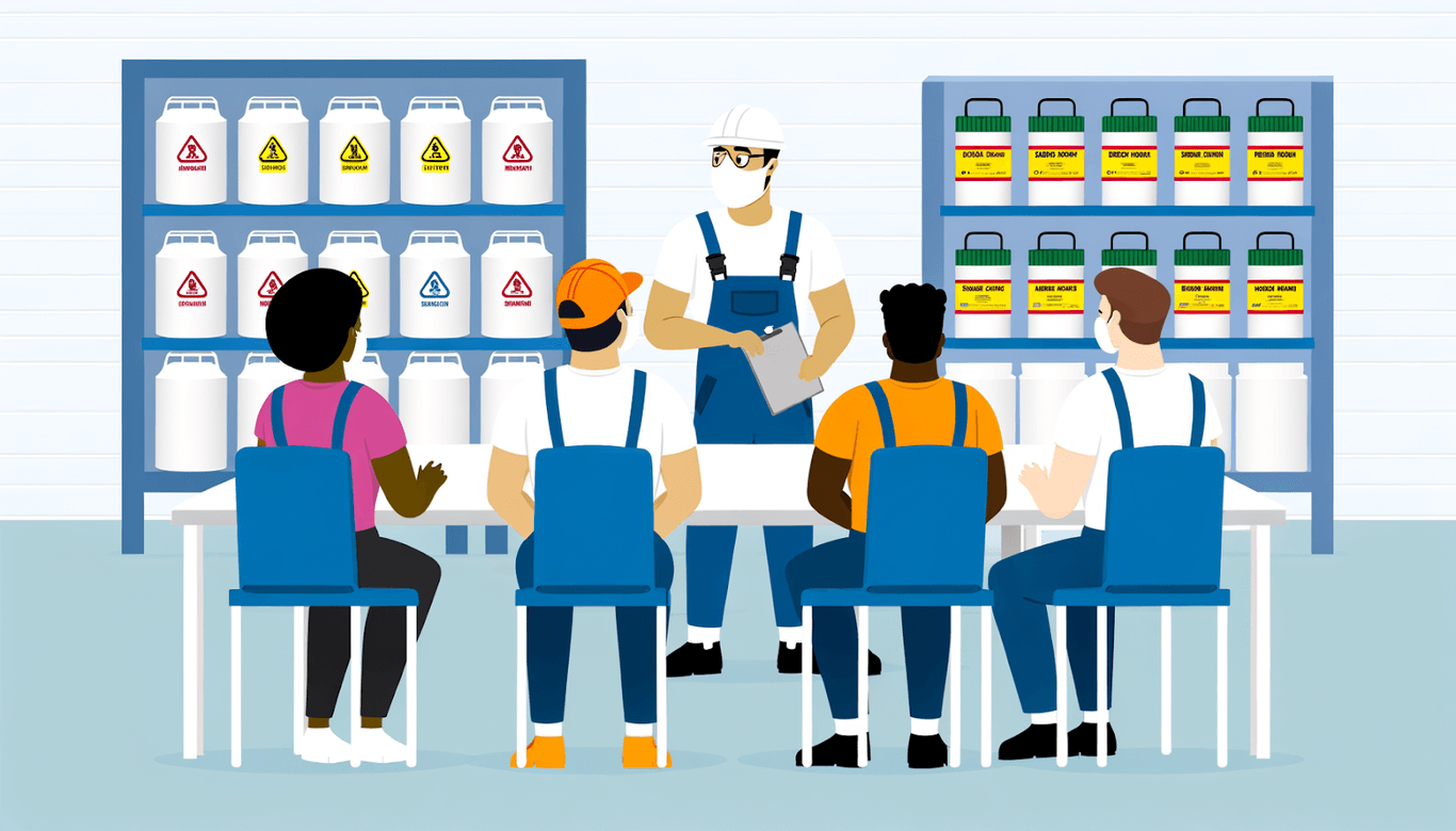 How to Train Employees on the Safe Use of Industrial Cleaning Chemicals